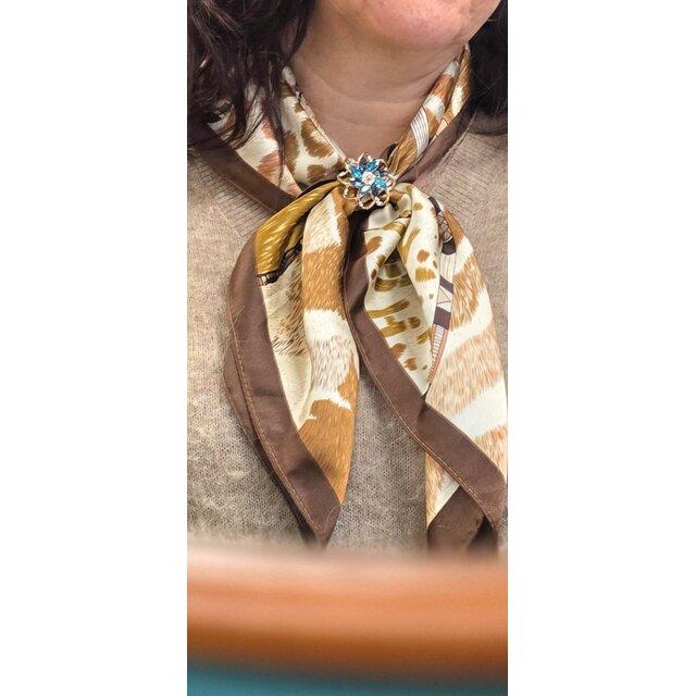 Sjaal Ring Forget me Not