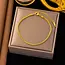 Goodies Stainless Steel Enkelbandje Fijne Chain Goud – Minimalistisch & Waterproof