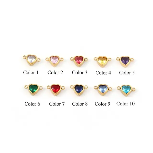 Stainless Steel Enkelbandje Kristal Hartje Goud – Subtiel & Waterproof