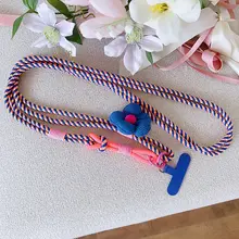 Telefoonkoord Bloem Lang Blauw