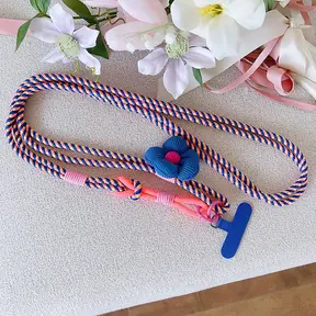 Telefoonkoord Bloem Lang Blauw