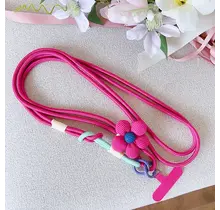 Telefoonkoord Bloem Lang Glitter