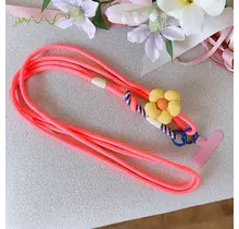 Telefoonkoord Bloem Lang Roze