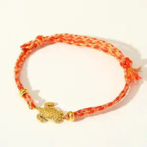 Summer Friendship Armbandje Schildpad Rood