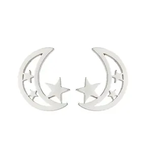 Studs Moon & Star