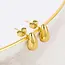 Goodies Stainless steel mini druppel oorbellen goud/zilver – subtiele studs