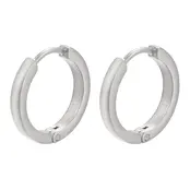 Minimalistische ronde oorbellen stainless steel – goud of zilver 14mm
