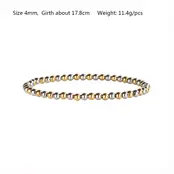 Stainless Steel Armband Two Tone Kralen – Goud & Zilver Ball Bracelet