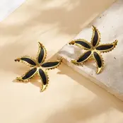 Stainless Steel Starfish Studs