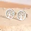 Goodies Stainless Steel Levensboom Oorstekers – Tree of Life Studs Goud/Zilver
