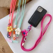 Telefoonkoord Bloem Lang Blauw