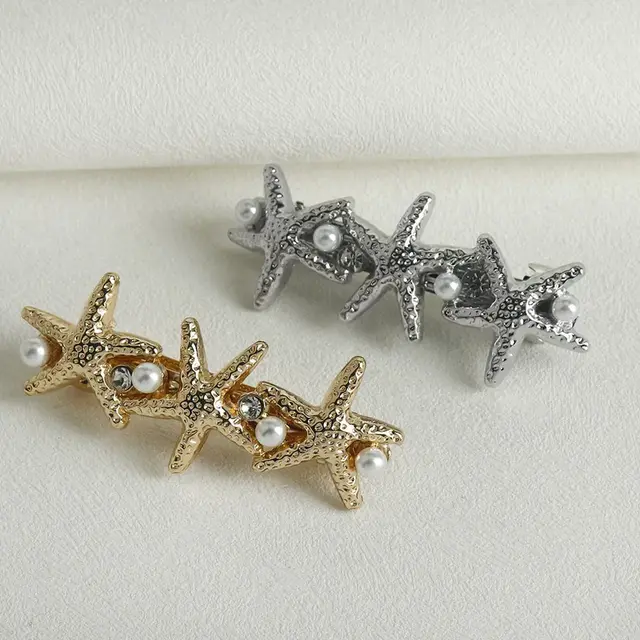 Haarclip Zeesterren
