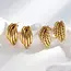Goodies Stainless Steel Statement Studs – Bold Oorbellen Goud