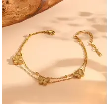 Enkelbandje Lady Butterfly