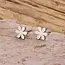 Goodies Stainless Steel Daisy Oorstekers – Bloem Studs Goud/Zilver