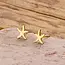 Goodies Stainless Steel Zeester Oorstekers – Starfish Studs Goud/Zilver