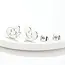 Goodies Stainless Steel Smiley Hart Oorstekers – Trendy Heart Studs Goud/Zilver