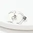 Goodies Stainless Steel Baby Voetjes Oorstekers – Schattige Studs Goud/Zilver