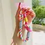 Goodies Telefoonkoord Kleurrijk – Trendy Phone Strap met Karabijnhaak Blue Rose