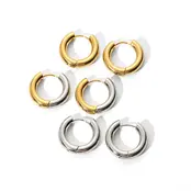 Stainless Steel Basic Hoops Oorbellen – Goud & Zilverkleurig 20 mm