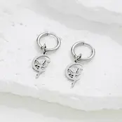 Stainless Steel Oorbellen Tinkerbell Hanger – Goud & Zilver