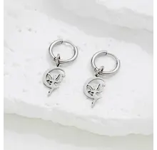 Stainless Steel Oorbellen Tinkerbell Hanger – Goud & Zilver