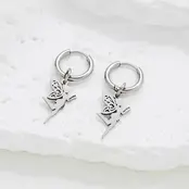 Stainless Steel Oorbellen Fairy Bedel – Goud & Zilver