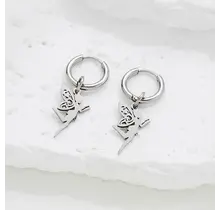 Stainless Steel Oorbellen Fairy Bedel – Goud & Zilver