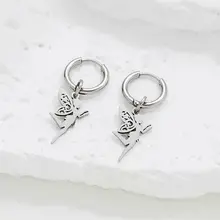 Stainless Steel Oorbellen Fairy Bedel – Goud & Zilver