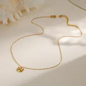 Stainless Steel Minimalistische Ketting Krab – Goud- en Zilverkleurig