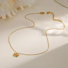 Stainless Steel Minimalistische Ketting Krab – Goud- en Zilverkleurig