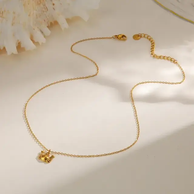 Stainless Steel Minimalistische Ketting Krab – Goud- en Zilverkleurig