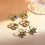 Goodies Stainless Steel Oorbellen Mix & Match – Bloem, Cirkel of Ster met Strass