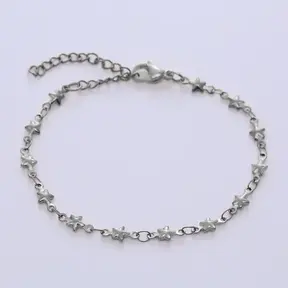 Stainless Steel Armband Sterretjes – Goud- en Zilverkleurig