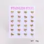 Goodies Stainless Steel Oorstuds Libelle – Goud