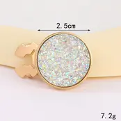 Glitter Button Cover met Crystal Effect – Trendy Eye Catcher