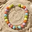 Goodies Multicolor Kralen Ketting met Gouden Detail – Trendy Statement Necklace