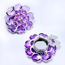 Button Cover Bloem Paars – Trendy Paarse Statement Button Cover