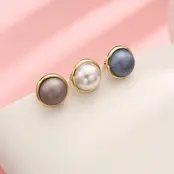 Sjaalring Parel Goud – Luxe Scarf Ring met Parel Look voor Sjaals & Blouses