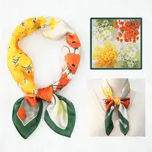 Geel Bloemen Sjaaltje – Fresh & Zomerse Print