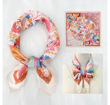 Kleurrijk Artistiek Sjaaltje – Statement Print Sjaal