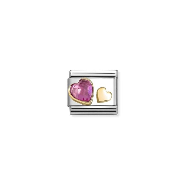 NOMINATION COMPOSABLE CLASSIC SYMBOLS DARK PINK HEART 030613/09