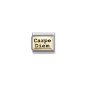 NOMINATION COMPOSABLE CLASSIC PLATES (IC)  CARPE DIEM 030166/73