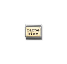 NOMINATION COMPOSABLE CLASSIC PLATES (IC)  CARPE DIEM 030166/73