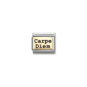 NOMINATION COMPOSABLE CLASSIC PLATES (IC)  CARPE DIEM 030166/73