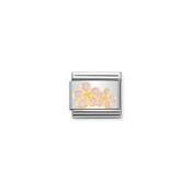NOMINATION COMPOSABLE CLASSIC NATURA  PEACH FLOWES 030278/16