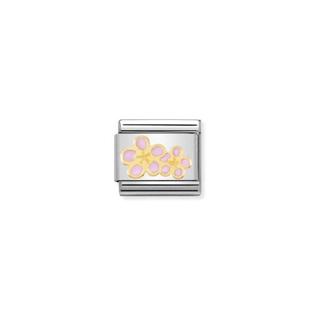 NOMINATION COMPOSABLE CLASSIC NATURA  PEACH FLOWES 030278/16
