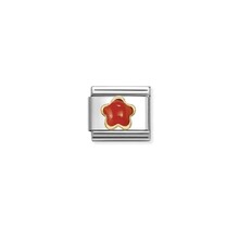 NOMINATION COMPOSABLE CLASSIC FLOWER  RED CORAL 030522/11