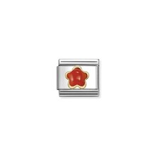 NOMINATION COMPOSABLE CLASSIC FLOWER  RED CORAL 030522/11