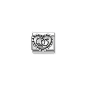 NOMINATION COMPOSABLE CLASSIC SYMBOL  WEDDING RINGDOTTED HEART 330101/90